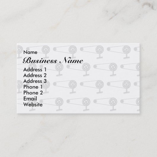 Single-, Gleisrad-, BMX-, Fahrrad- und Fahrradgest Visitenkarte (Vorderseite)