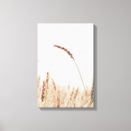 Single Goldener Weizenkopf leicht Leinwanddruck