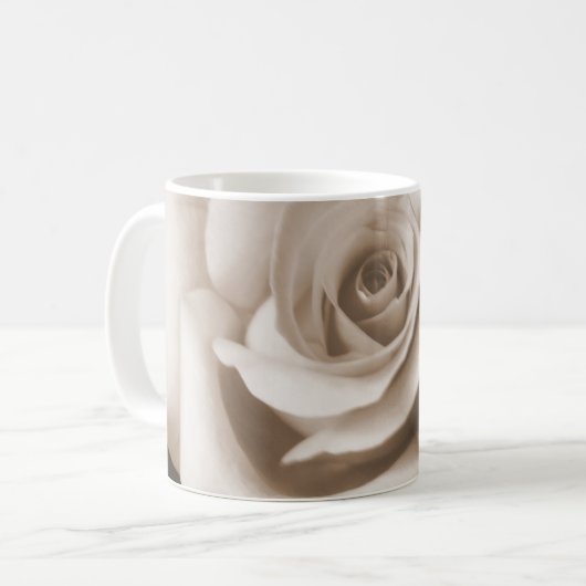 Single Graceful Rose Kaffeetasse (Vorderseite Links)