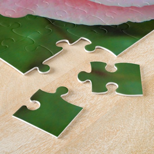 Single Große rosa Rosa Rosa Nah Puzzle (Seite)