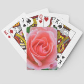 Single Große rosa Rosa Rosa Nah Spielkarten (Rückseite)