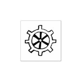 Single Gummistempel (Prägung)