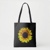Single Hellgelbe Sonnenblume Tasche (Vorderseite)