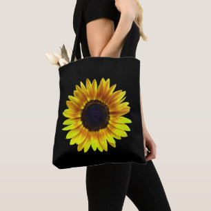 Single Hellgelbe Sonnenblume Tasche