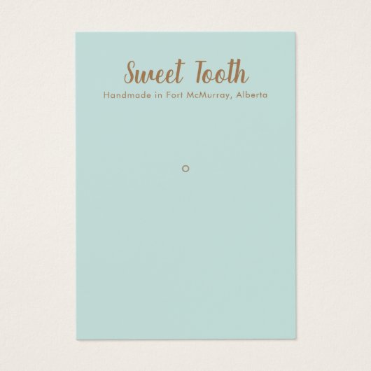 Single Hole Pendant Button (Vorderseite)