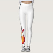 SINGLE ICONIC SUNBURST ELECTRIS GUITAR LEGGINGS (Vorderseite)