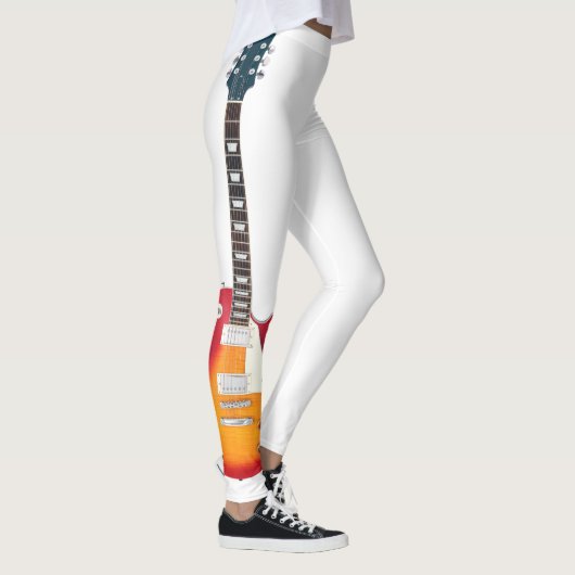 SINGLE ICONIC SUNBURST ELECTRIS GUITAR LEGGINGS (Rechts)