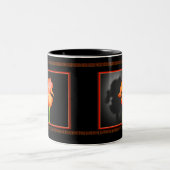 Single-Iris Zweifarbige Tasse (Mittel)