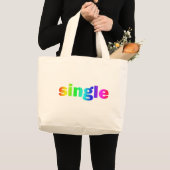 Single Jumbo Stoffbeutel (Vorderseite (Produkt))