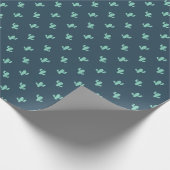 Single-Kaktus-Muster Geschenkpapier (Ecke)