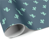 Single-Kaktus-Muster Geschenkpapier (Rolleneckpunkt)