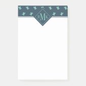 Single-Kaktus-Muster Post-it Klebezettel (Vorderseite)