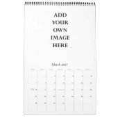 Single-Kalender anpassen Kalender (Mär 2027)