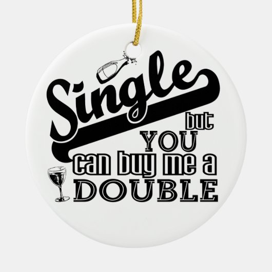 SINGLE KERAMIKORNAMENT (Vorne)