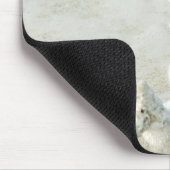 Single Koralle am Strand Mousepad (Ecke)