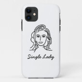 Single Lady Iphone Case (Rückseite)