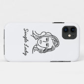 Single Lady Iphone Case (Rückseite (Horizontal))