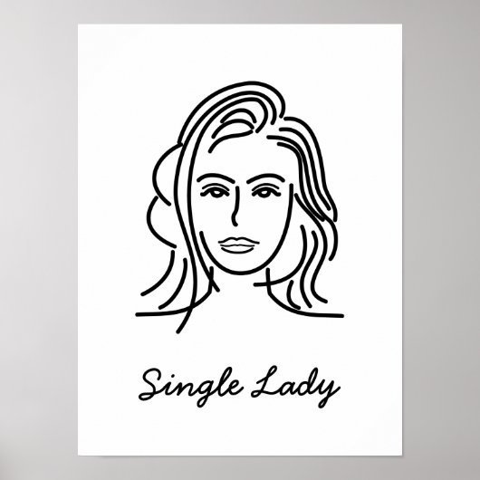 Single Lady Poster (Vorne)