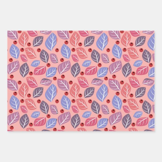 Single Leaf Geschenkpapier Set (Vorderseite 3)