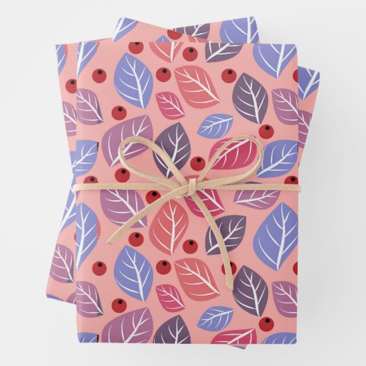 Single Leaf Geschenkpapier Set (Beispiel)