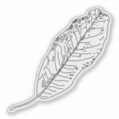 Single Leaf Sticker (Vorderseite)