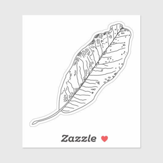 Single Leaf Sticker (Blatt)