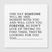 Single Liebe Valentinstag Galentines Freunde Magnetkarte (Vorderseite)