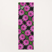 Single Lila Afrikanische Daisy Blume Personalisier Yogamatte (Vorderseite)