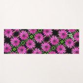 Single Lila Afrikanische Daisy Blume Personalisier Yogamatte (Vorderseite (Horizontal))