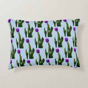 Single Lila Tulip Dekokissen