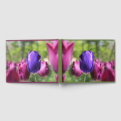 Single Lila Tulip Gästebuch (Voll)