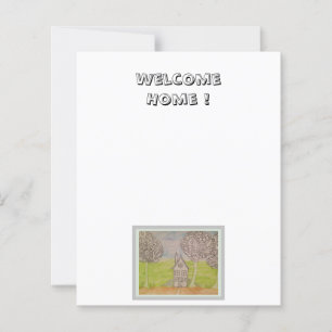 Single Little House Scrapbook Paper