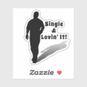 Single & Lovin' It! Scrapbuch Aufkleber (Blatt)