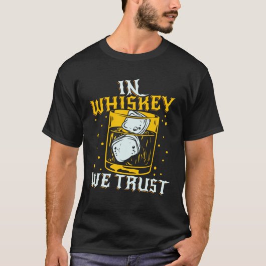 Single Malt Humor Irish Scotch Whiskey T-Shirt (Vorderseite)