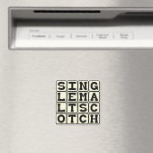 Single Malt Scotch, Alkoholgetränk Magnet (In Situ (Geschirrspüler))