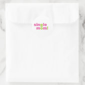 Single Mama Liebe durch MDillon-Designs Runder Aufkleber (Tasche)