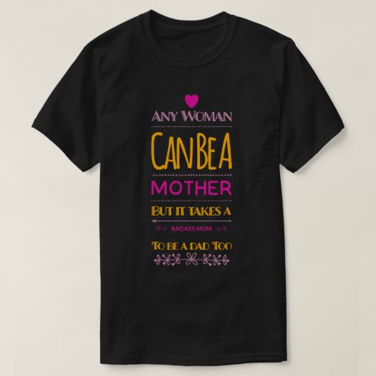 Single Mama Mother Funny Quote Parent T-Shirt (Design vorne)