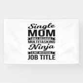 Single Mama Multitasking Ninja Banner (Horizontal)