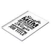 Single Mama Multitasking Ninja Notizblock (Linke Seite)