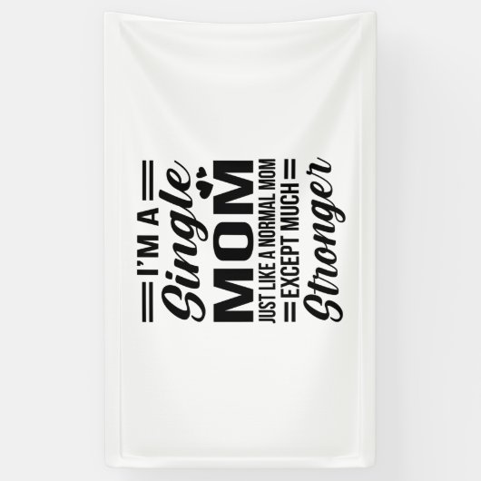 Single Mama viel stärker Banner (Vertikal)