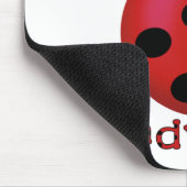 Single-Marienkäfer Mousepad (Ecke)