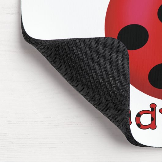 Single-Marienkäfer Mousepad (Ecke)