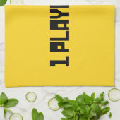 Single/Modus für einen Player Geschirrtuch (Gefaltet)