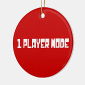 Single/Modus für einen Player Keramikornament (Links)