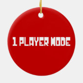 Single/Modus für einen Player Keramikornament (Hinten)