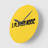 Single/Modus für einen Player Runde Wanduhr (Winkel)