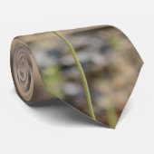 Single Mohn Blume Krawatte (Gerollt)