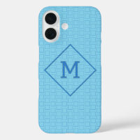 Single-Monogramm für Blue Boxes - Benutzerdefinier