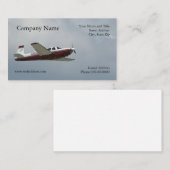 Single Motor Flugzeug Visitenkarte (Vorne/Hinten)