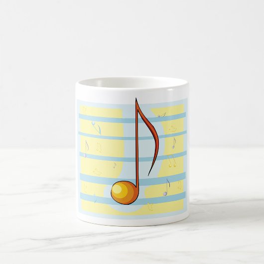 Single Musical Note Kaffeetasse